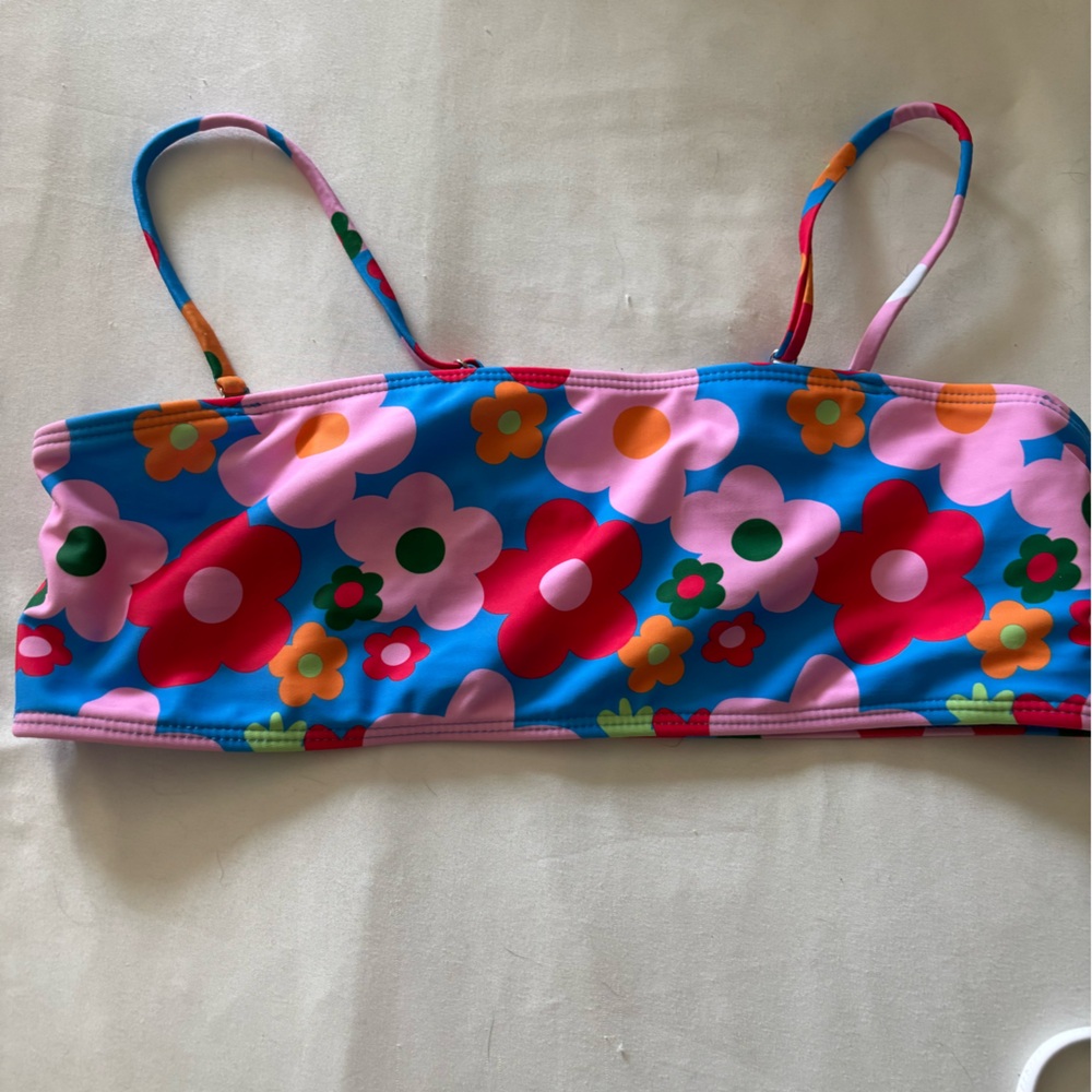 Floral Bandeau Bikini Top